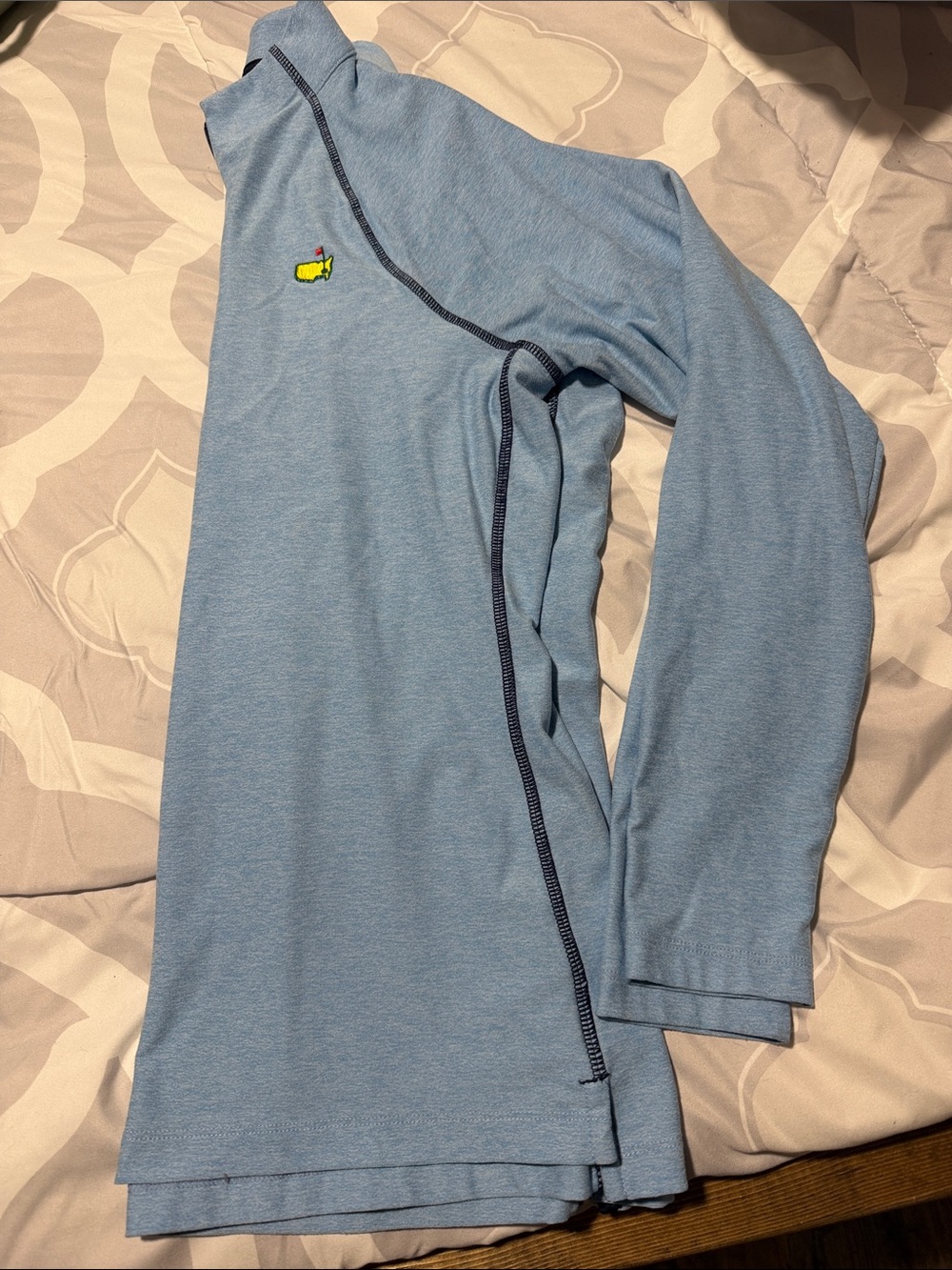 Women’s zip up - Light Blue Long Sleeve Masters Top